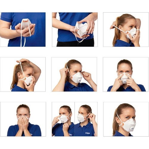 Buy Draeger X-Plore 1920 V FFP2 D Mask (10 pcs) for Protection