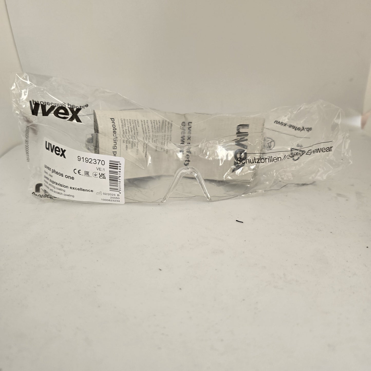 Uvex 9192370 Peos One Glasses Clear Lens (5 Pcs) | HSE Market