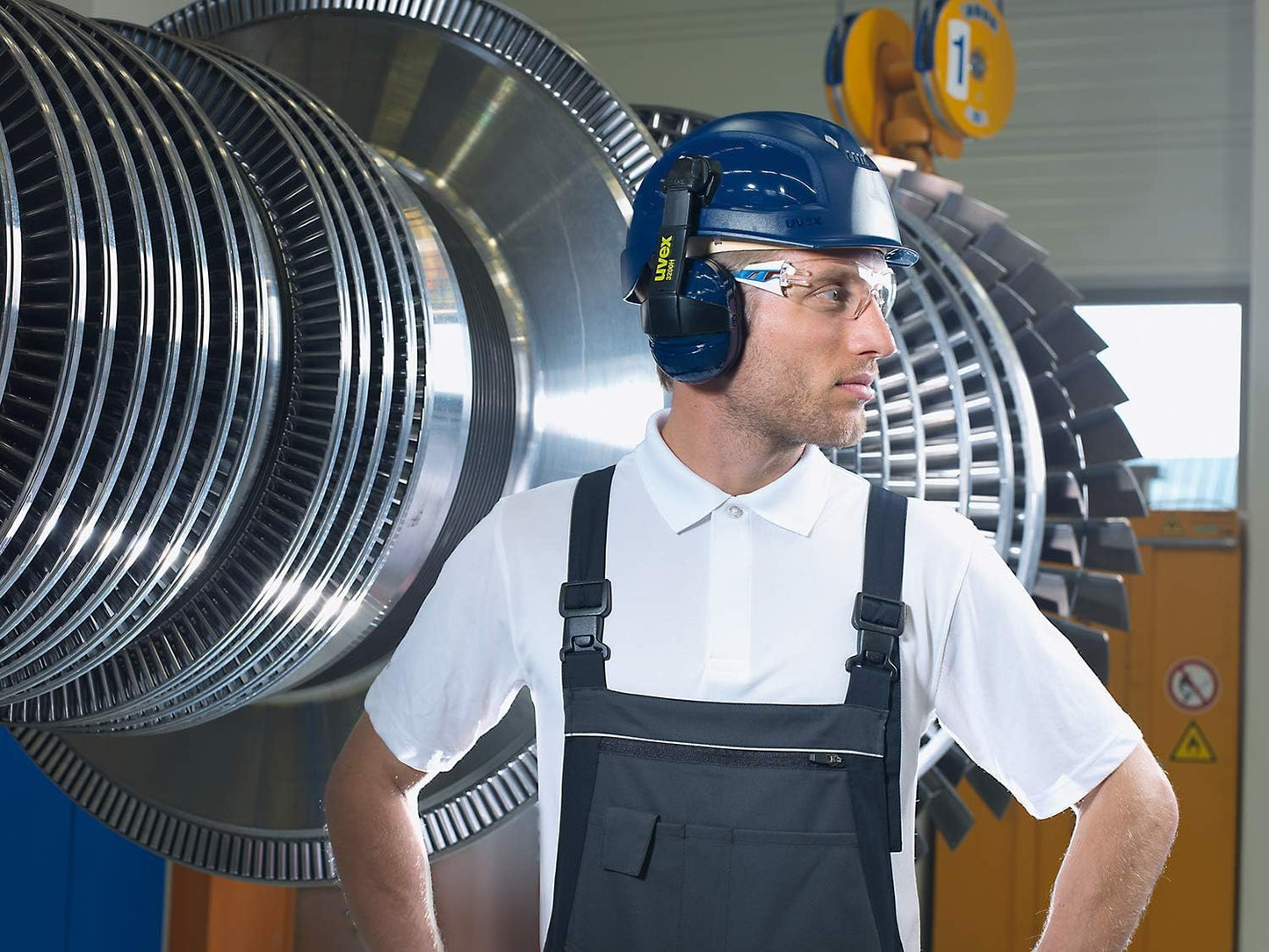 Uvex Pheos B-WR Protective Helmet with Integrated Eyewear