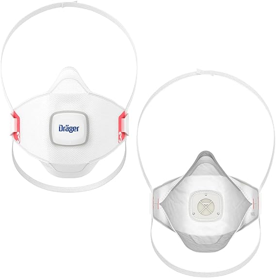 Buy Drager 1930V Valved FFP3 N95 Mask - 5 Pack for Dust Protection