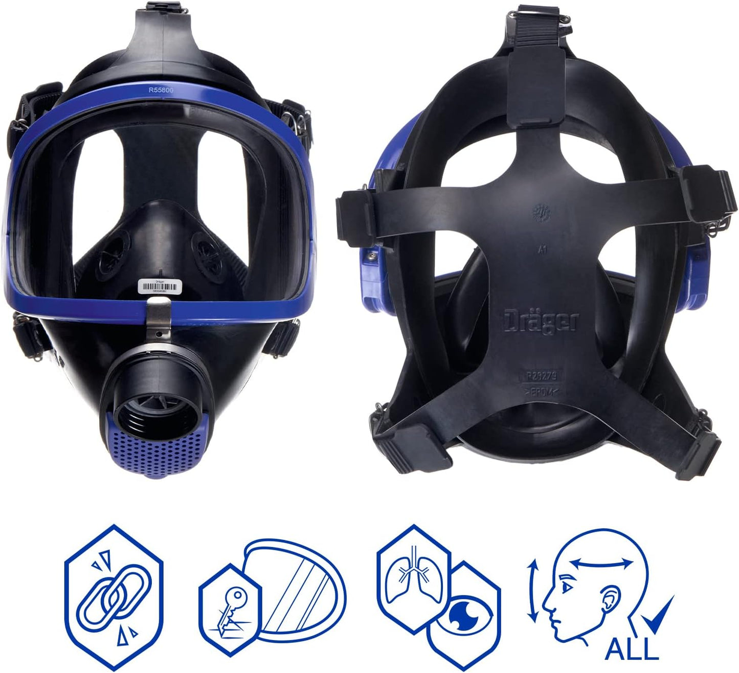 Dräger X-plore 6300 Full Face Mask – Durable & Comfortable | HSE Market