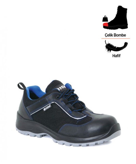 YDS El 250 S1 Steel Toe Black Shoes | Work Safety Shoes