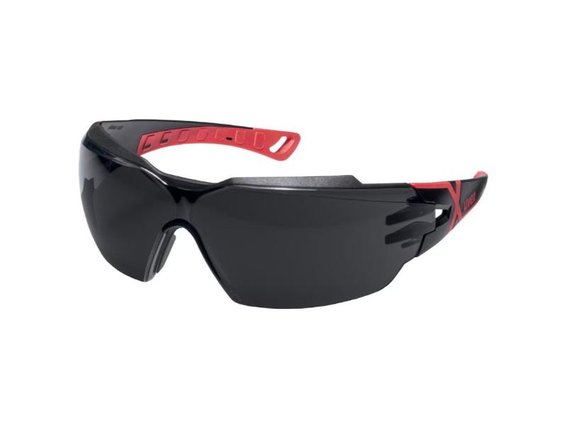 Uvex 9198175 Pheos CX2 Safety Glasses – Grey IR-ex 5 Infrared Filter, Infradur Anti-Fog, UV400 – Suitable for Gas Welding (3 Pcs)