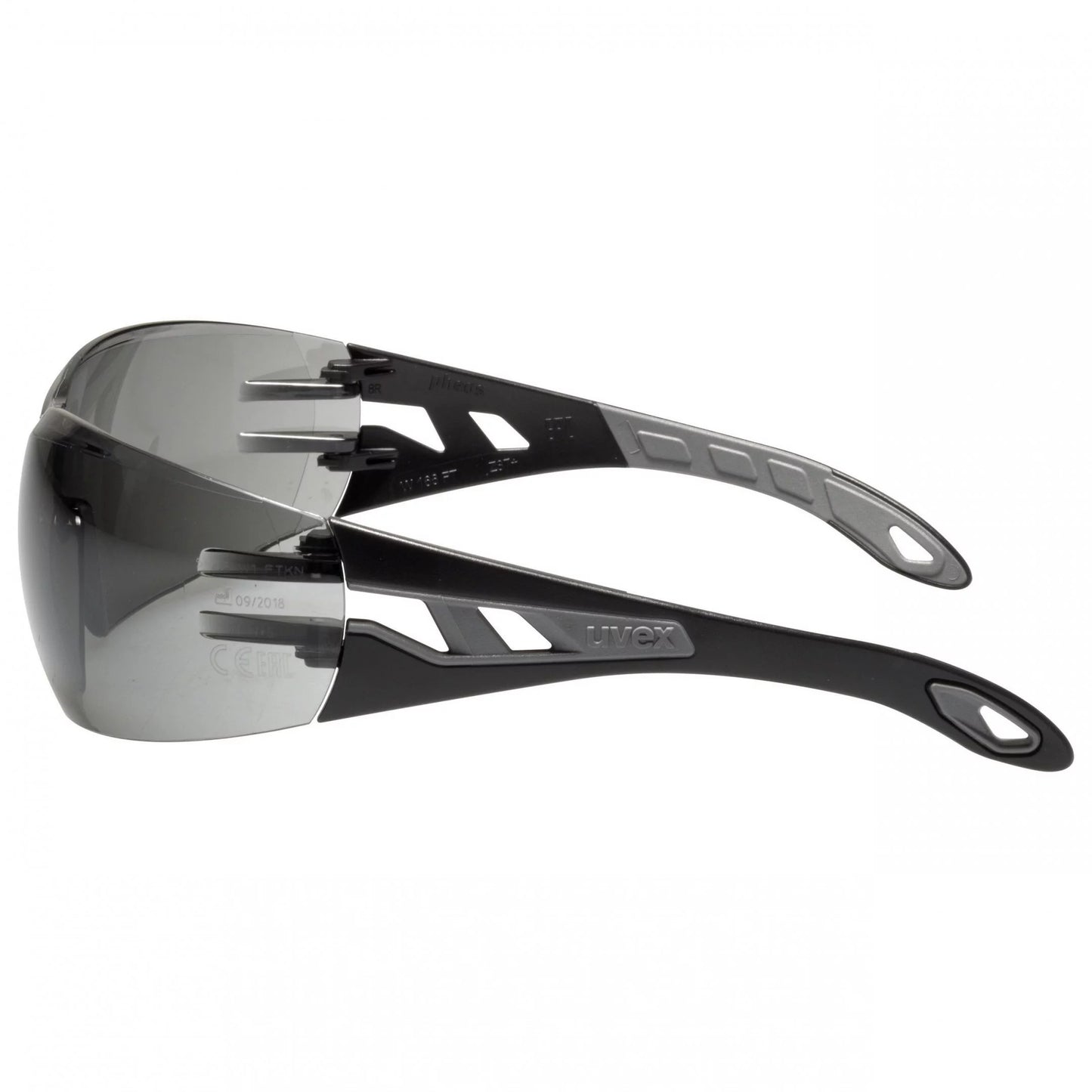 Uvex Pheos 9192285 Smoke Lens Safety Goggles Anti-Fog Scratch Resistant (3 Pcs)