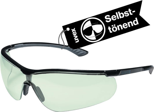 Uvex Sportstyle 9193880 Safety Glasses | Colormatic Photochromic, Anti-Fog, UV400 Protection